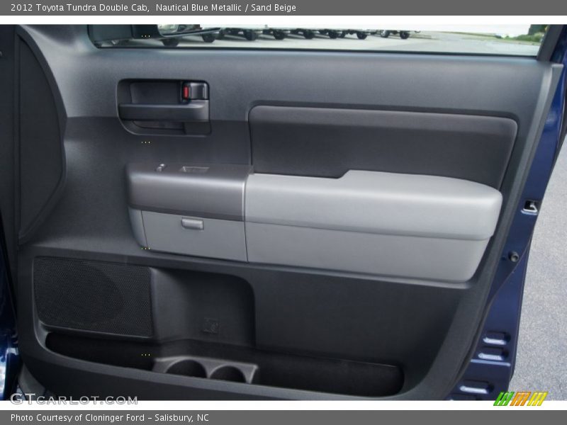 Nautical Blue Metallic / Sand Beige 2012 Toyota Tundra Double Cab