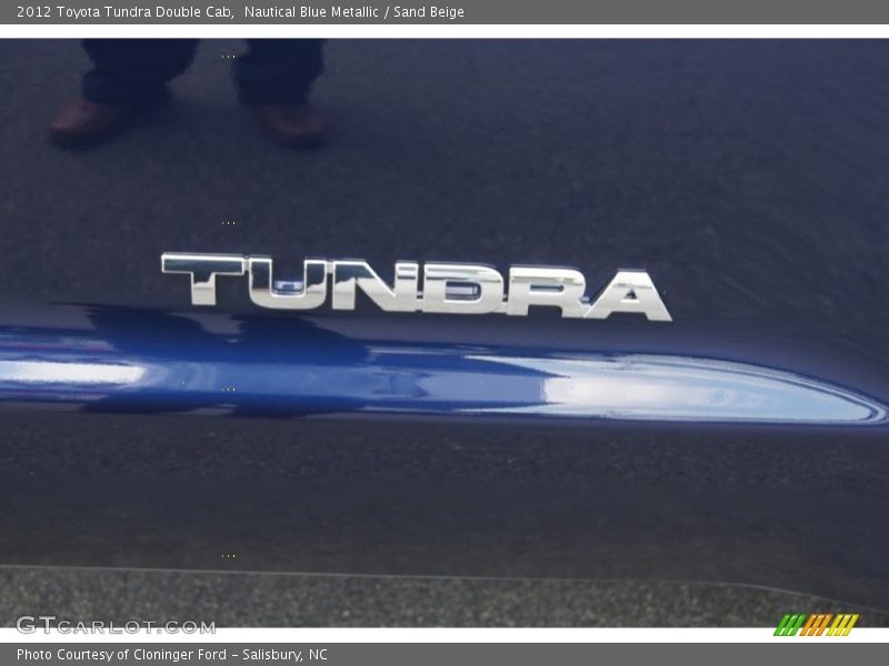 Nautical Blue Metallic / Sand Beige 2012 Toyota Tundra Double Cab