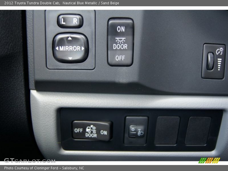 Nautical Blue Metallic / Sand Beige 2012 Toyota Tundra Double Cab