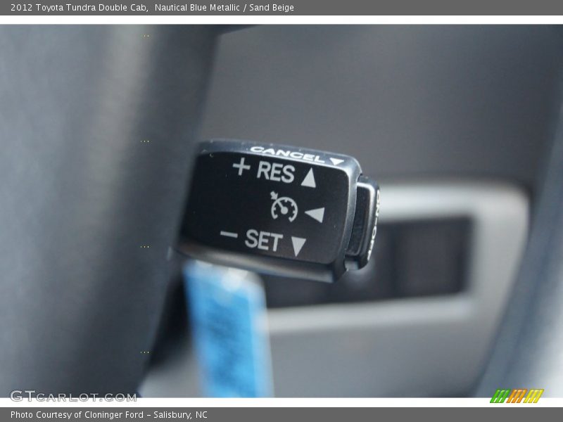 Nautical Blue Metallic / Sand Beige 2012 Toyota Tundra Double Cab