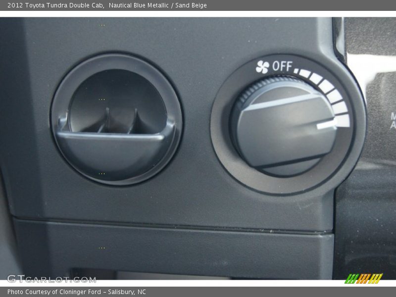 Nautical Blue Metallic / Sand Beige 2012 Toyota Tundra Double Cab