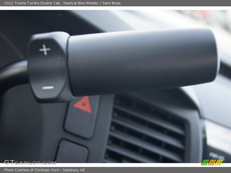 Nautical Blue Metallic / Sand Beige 2012 Toyota Tundra Double Cab