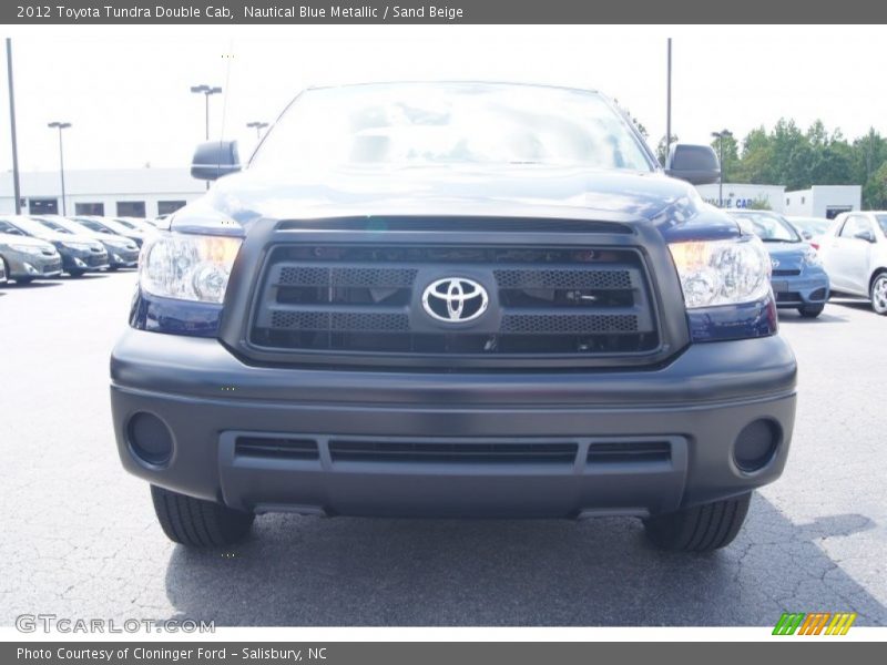 Nautical Blue Metallic / Sand Beige 2012 Toyota Tundra Double Cab