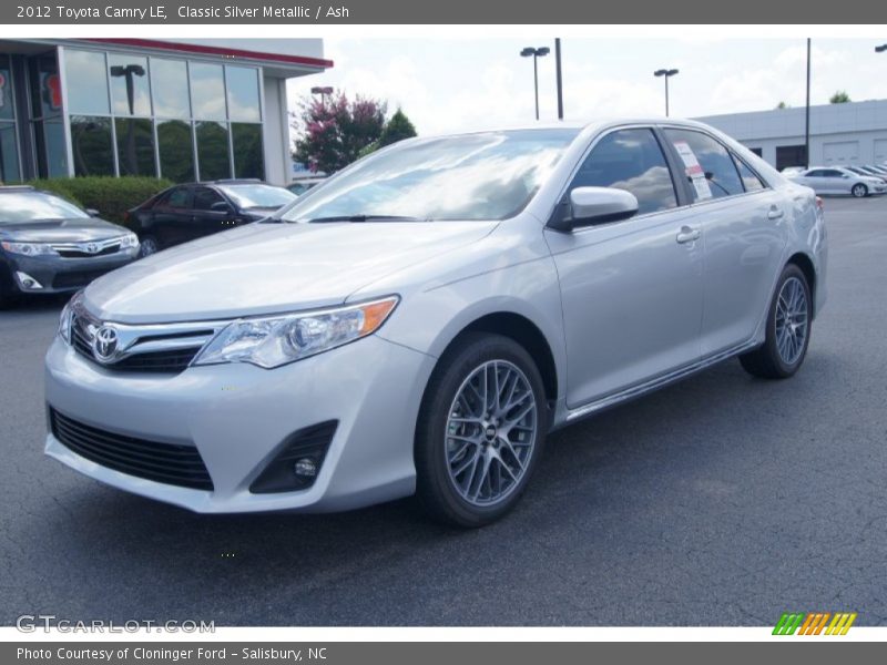 Classic Silver Metallic / Ash 2012 Toyota Camry LE