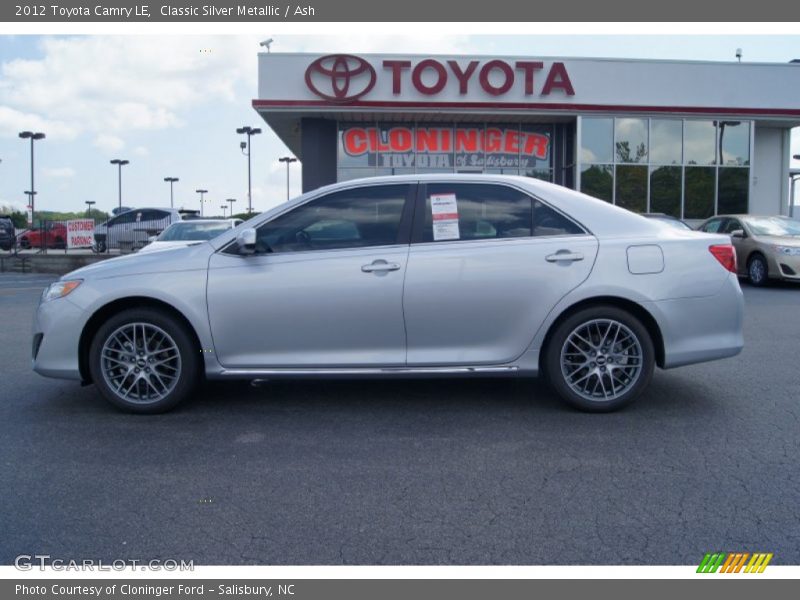 Classic Silver Metallic / Ash 2012 Toyota Camry LE