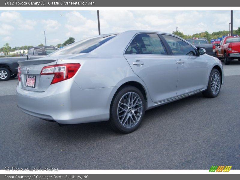 Classic Silver Metallic / Ash 2012 Toyota Camry LE