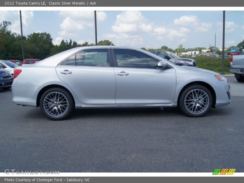 Classic Silver Metallic / Ash 2012 Toyota Camry LE