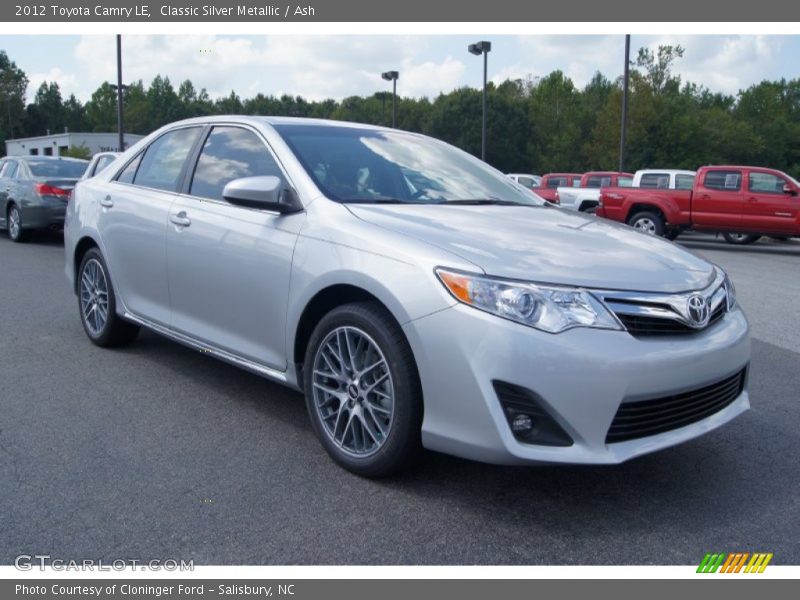 Classic Silver Metallic / Ash 2012 Toyota Camry LE