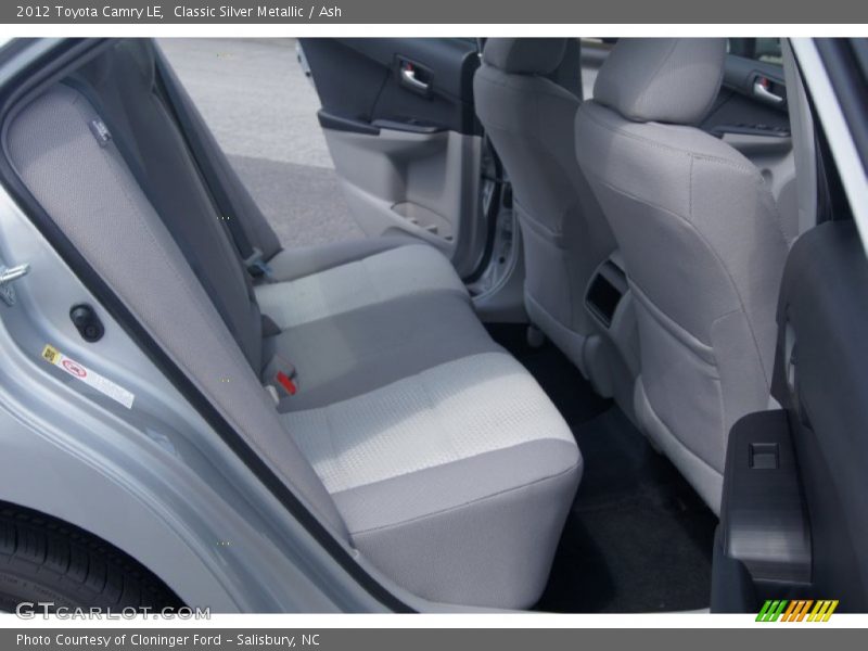Classic Silver Metallic / Ash 2012 Toyota Camry LE