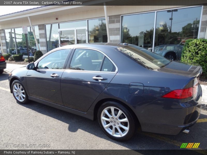 Carbon Gray Pearl / Ebony 2007 Acura TSX Sedan