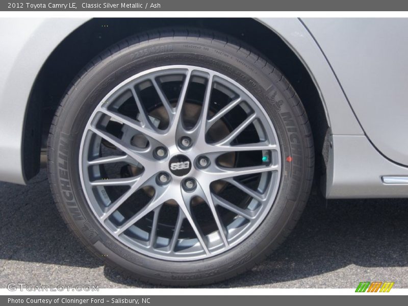 Classic Silver Metallic / Ash 2012 Toyota Camry LE