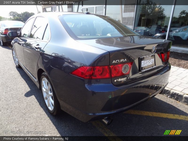 Carbon Gray Pearl / Ebony 2007 Acura TSX Sedan