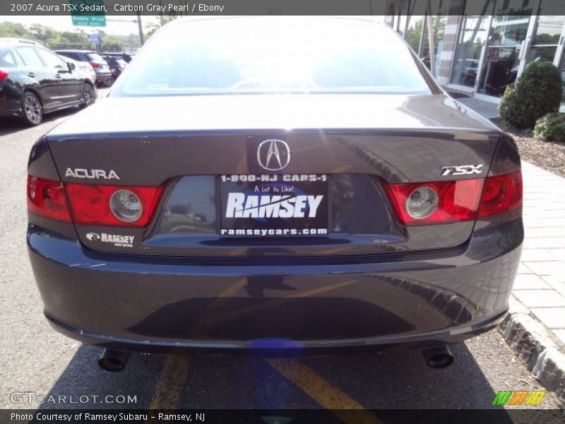Carbon Gray Pearl / Ebony 2007 Acura TSX Sedan