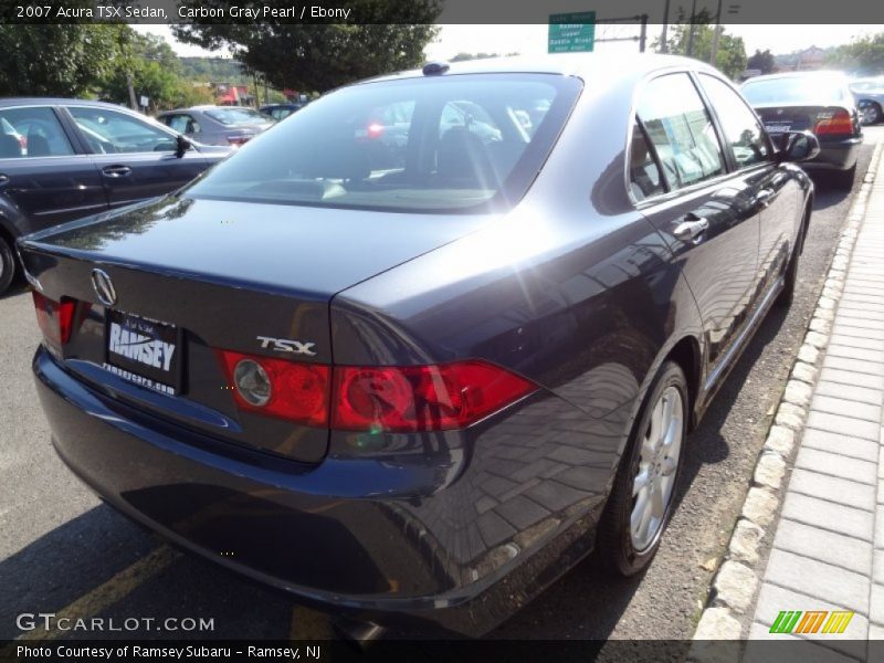 Carbon Gray Pearl / Ebony 2007 Acura TSX Sedan