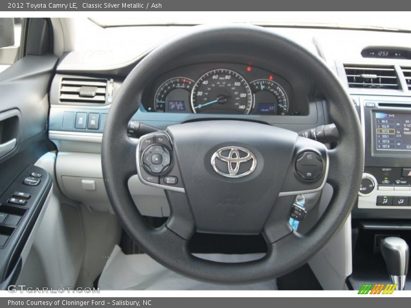 Classic Silver Metallic / Ash 2012 Toyota Camry LE
