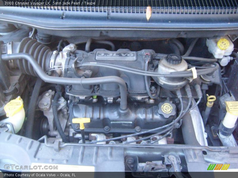 Satin Jade Pearl / Taupe 2003 Chrysler Voyager LX