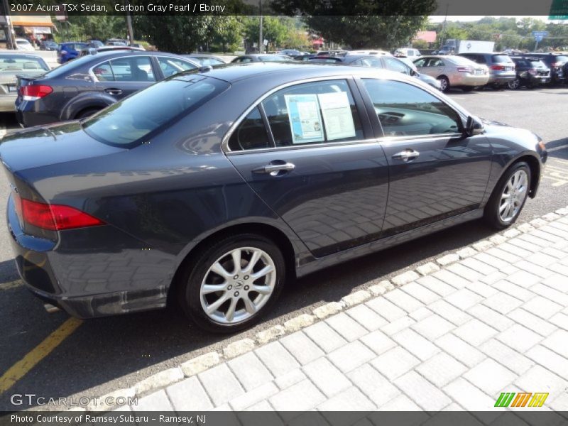 Carbon Gray Pearl / Ebony 2007 Acura TSX Sedan