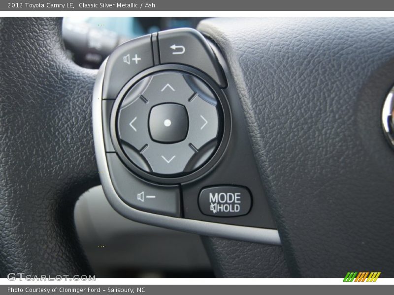 Classic Silver Metallic / Ash 2012 Toyota Camry LE