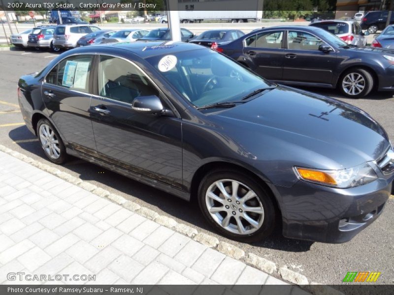 Carbon Gray Pearl / Ebony 2007 Acura TSX Sedan