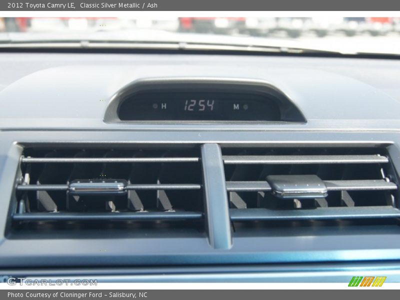 Classic Silver Metallic / Ash 2012 Toyota Camry LE