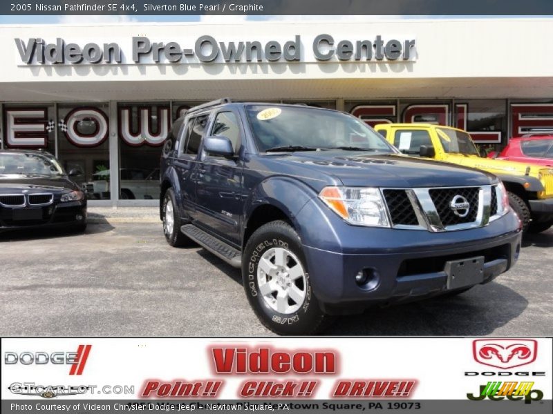Silverton Blue Pearl / Graphite 2005 Nissan Pathfinder SE 4x4