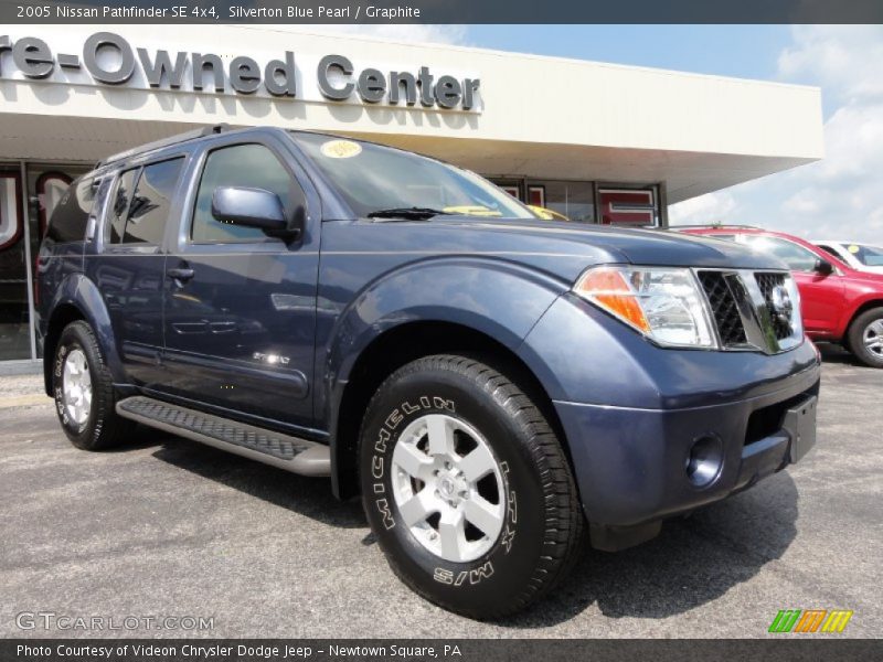 Silverton Blue Pearl / Graphite 2005 Nissan Pathfinder SE 4x4