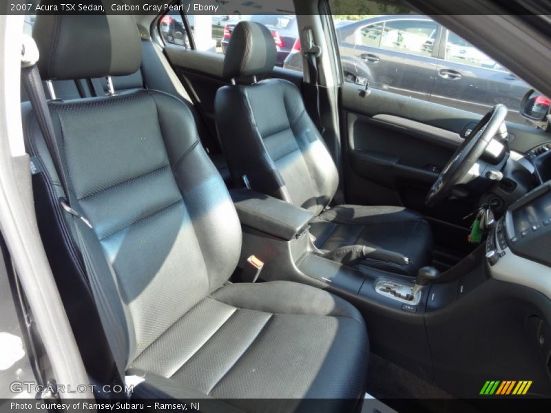 Carbon Gray Pearl / Ebony 2007 Acura TSX Sedan
