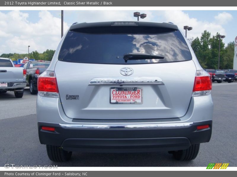 Classic Silver Metallic / Black 2012 Toyota Highlander Limited