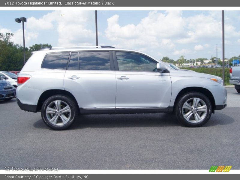 Classic Silver Metallic / Black 2012 Toyota Highlander Limited