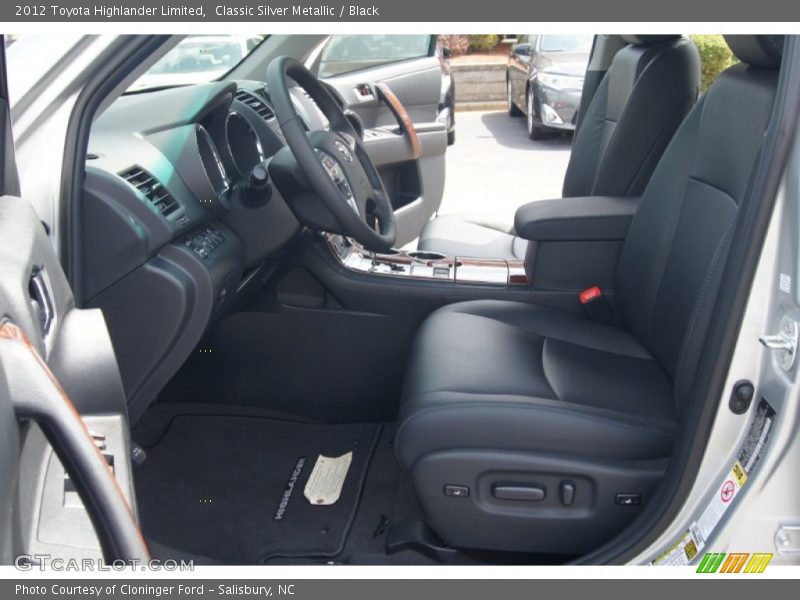 Classic Silver Metallic / Black 2012 Toyota Highlander Limited