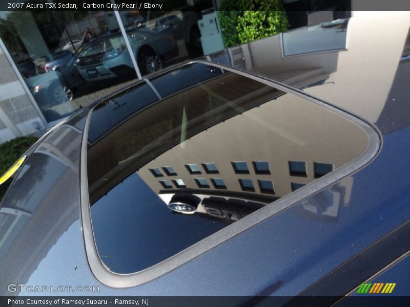 Carbon Gray Pearl / Ebony 2007 Acura TSX Sedan
