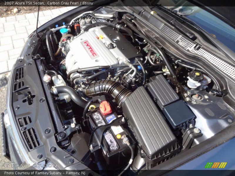 Carbon Gray Pearl / Ebony 2007 Acura TSX Sedan