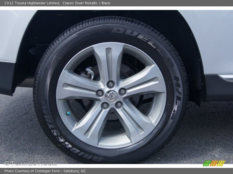 Classic Silver Metallic / Black 2012 Toyota Highlander Limited