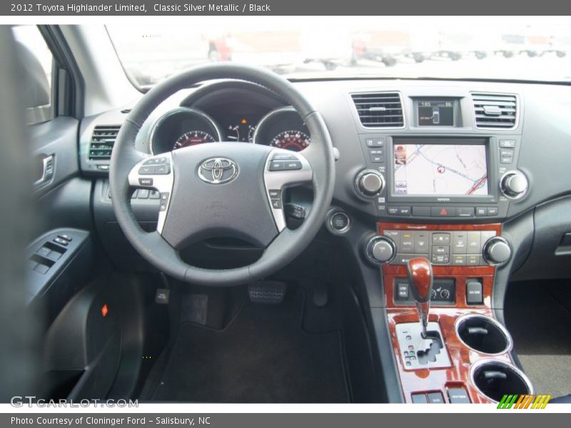 Classic Silver Metallic / Black 2012 Toyota Highlander Limited