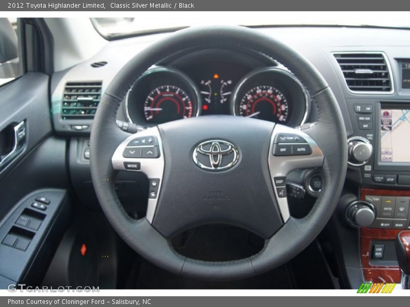 Classic Silver Metallic / Black 2012 Toyota Highlander Limited
