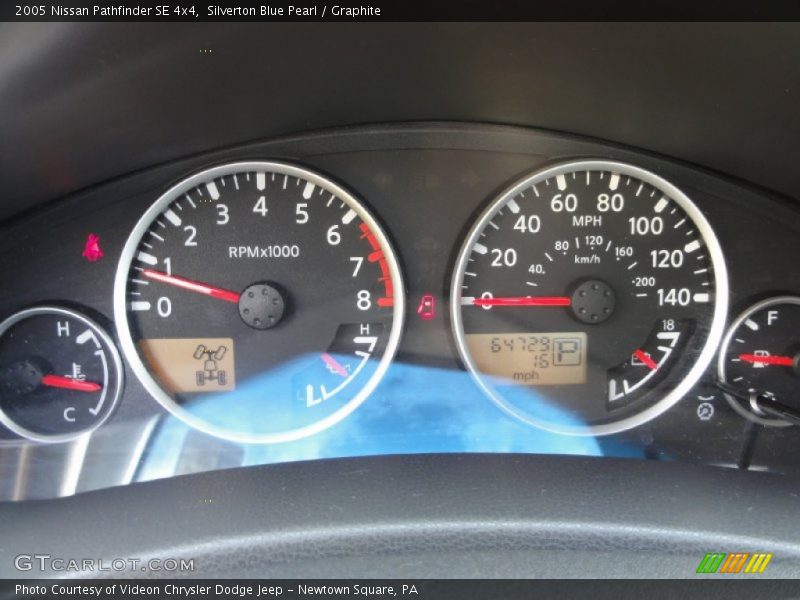 Silverton Blue Pearl / Graphite 2005 Nissan Pathfinder SE 4x4