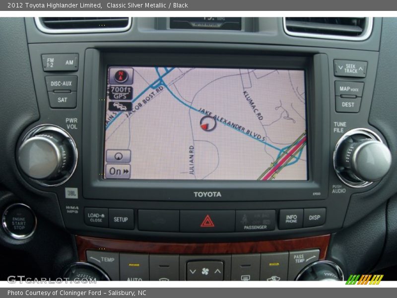 Classic Silver Metallic / Black 2012 Toyota Highlander Limited