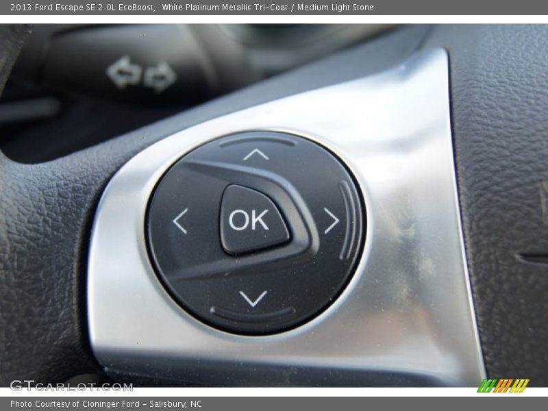 Controls of 2013 Escape SE 2.0L EcoBoost