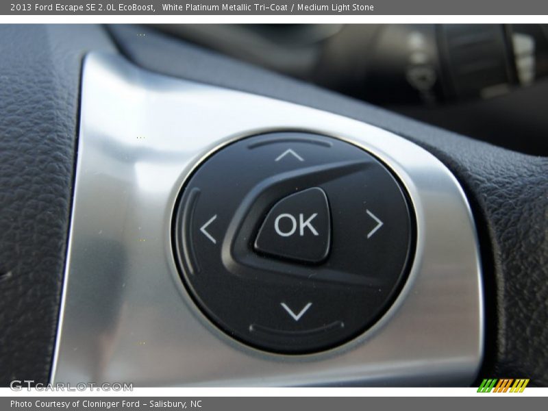 Controls of 2013 Escape SE 2.0L EcoBoost