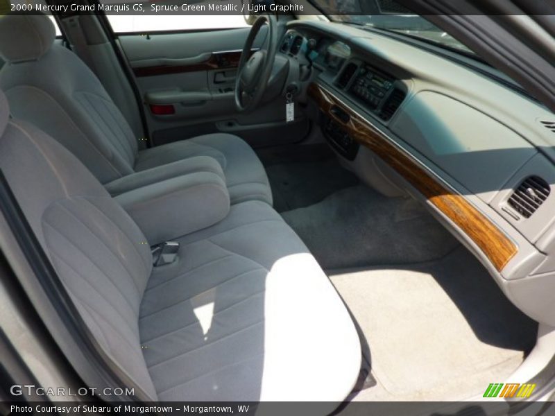 Spruce Green Metallic / Light Graphite 2000 Mercury Grand Marquis GS