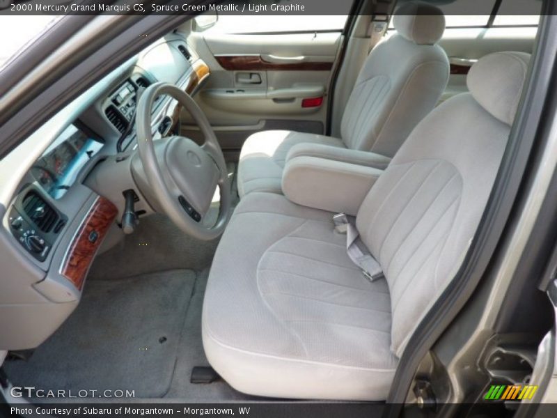 Spruce Green Metallic / Light Graphite 2000 Mercury Grand Marquis GS