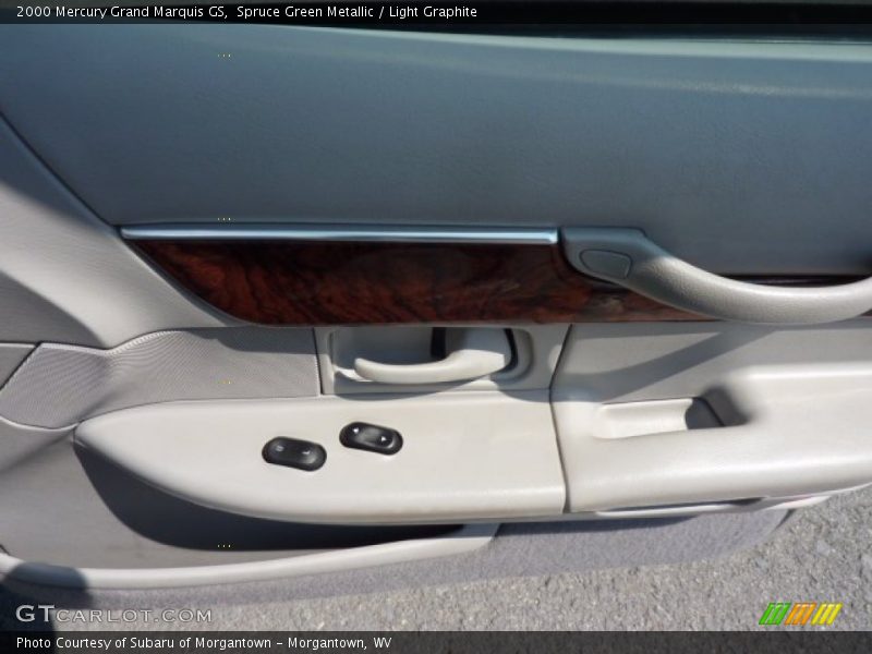 Spruce Green Metallic / Light Graphite 2000 Mercury Grand Marquis GS