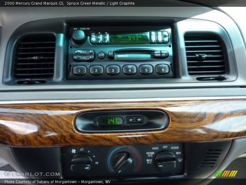 Spruce Green Metallic / Light Graphite 2000 Mercury Grand Marquis GS