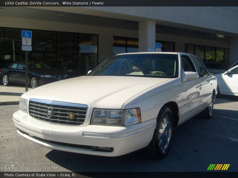 White Diamond / Pewter 1999 Cadillac DeVille Concours