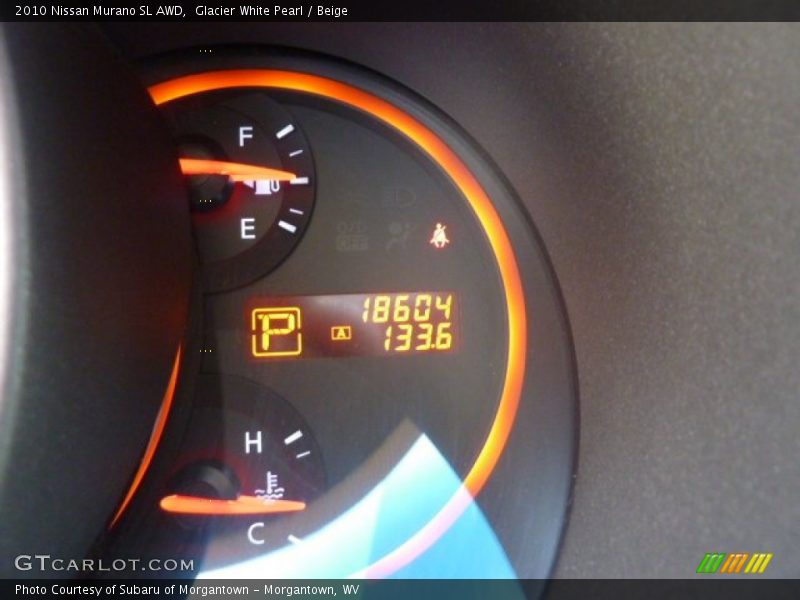 Glacier White Pearl / Beige 2010 Nissan Murano SL AWD