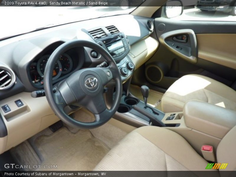 Sandy Beach Metallic / Sand Beige 2009 Toyota RAV4 4WD