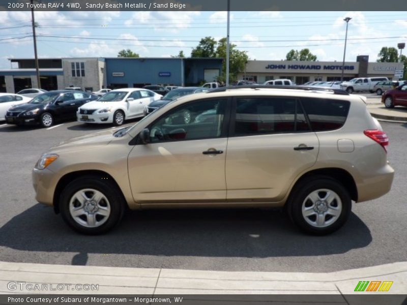 Sandy Beach Metallic / Sand Beige 2009 Toyota RAV4 4WD