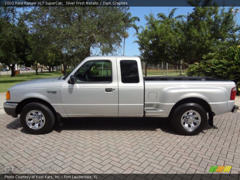Silver Frost Metallic / Dark Graphite 2001 Ford Ranger XLT SuperCab