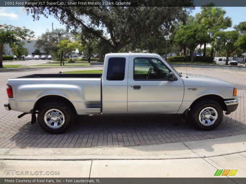 Silver Frost Metallic / Dark Graphite 2001 Ford Ranger XLT SuperCab