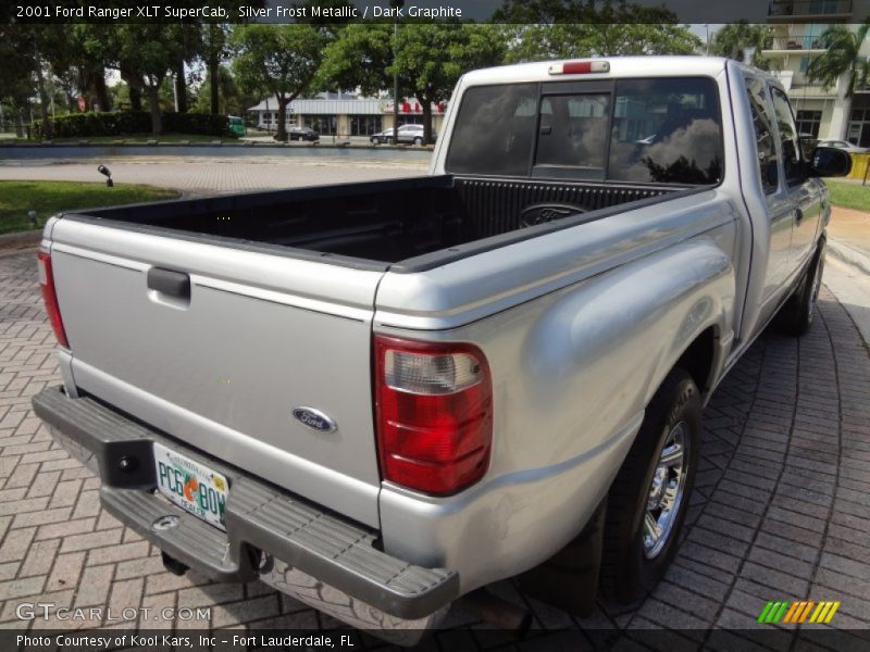 Silver Frost Metallic / Dark Graphite 2001 Ford Ranger XLT SuperCab